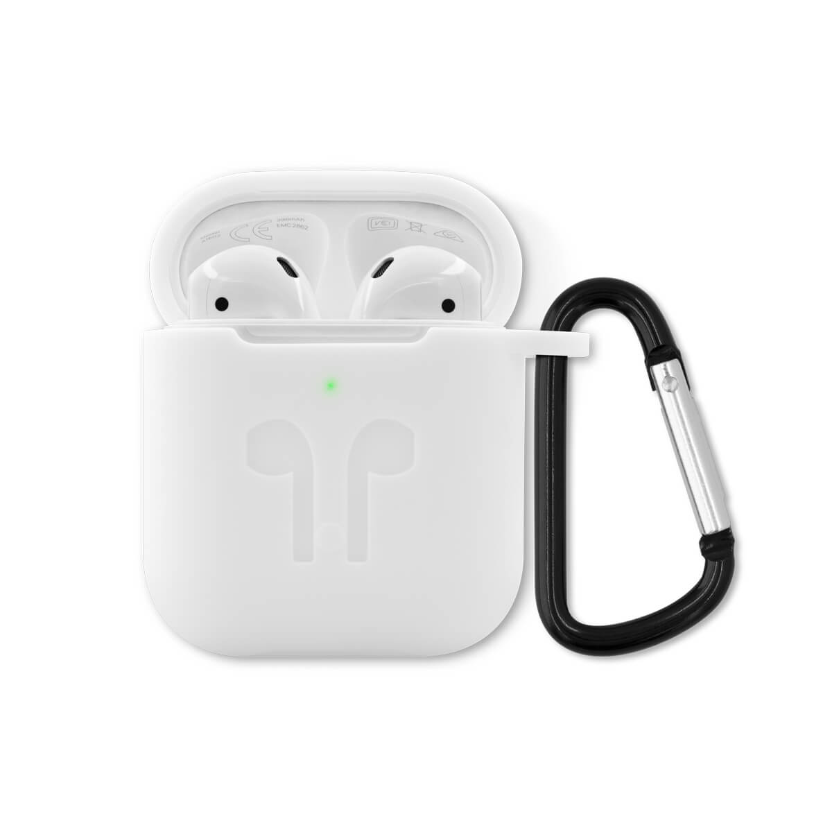 Outdoor obal na AirPods iSTYLE bielo priehľadný