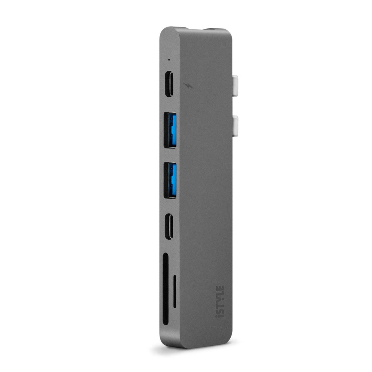 USB-C dokovacia stanica iSTYLE Pro Hub vesmírne šedá