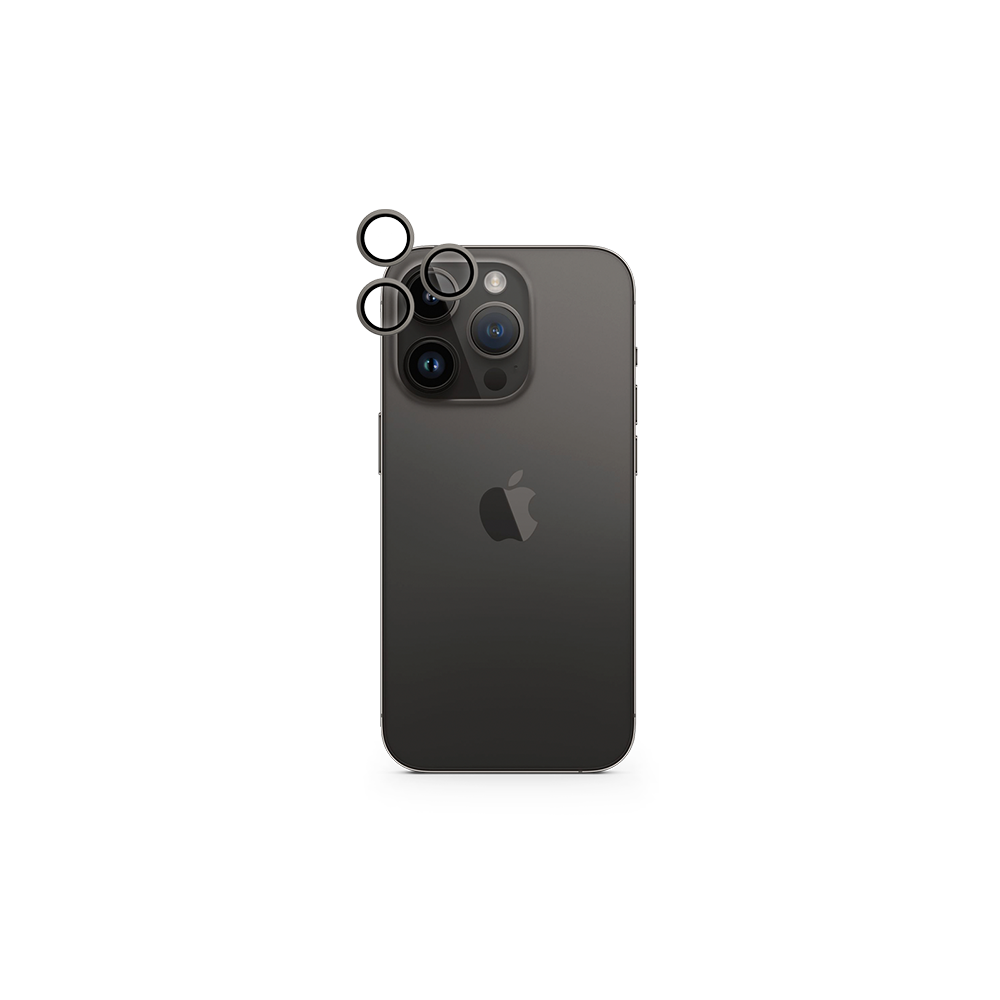 Epico Aluminium Lens Protector pre Apple iPhone 14 Pro / 14 Pro Max - Space Black