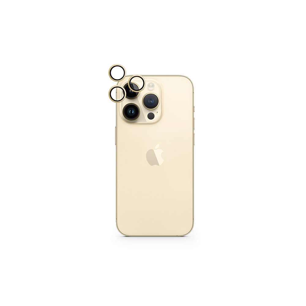 Epico Aluminium Lens Protector pre Apple iPhone 14 Pro / 14 Pro Max - Gold
