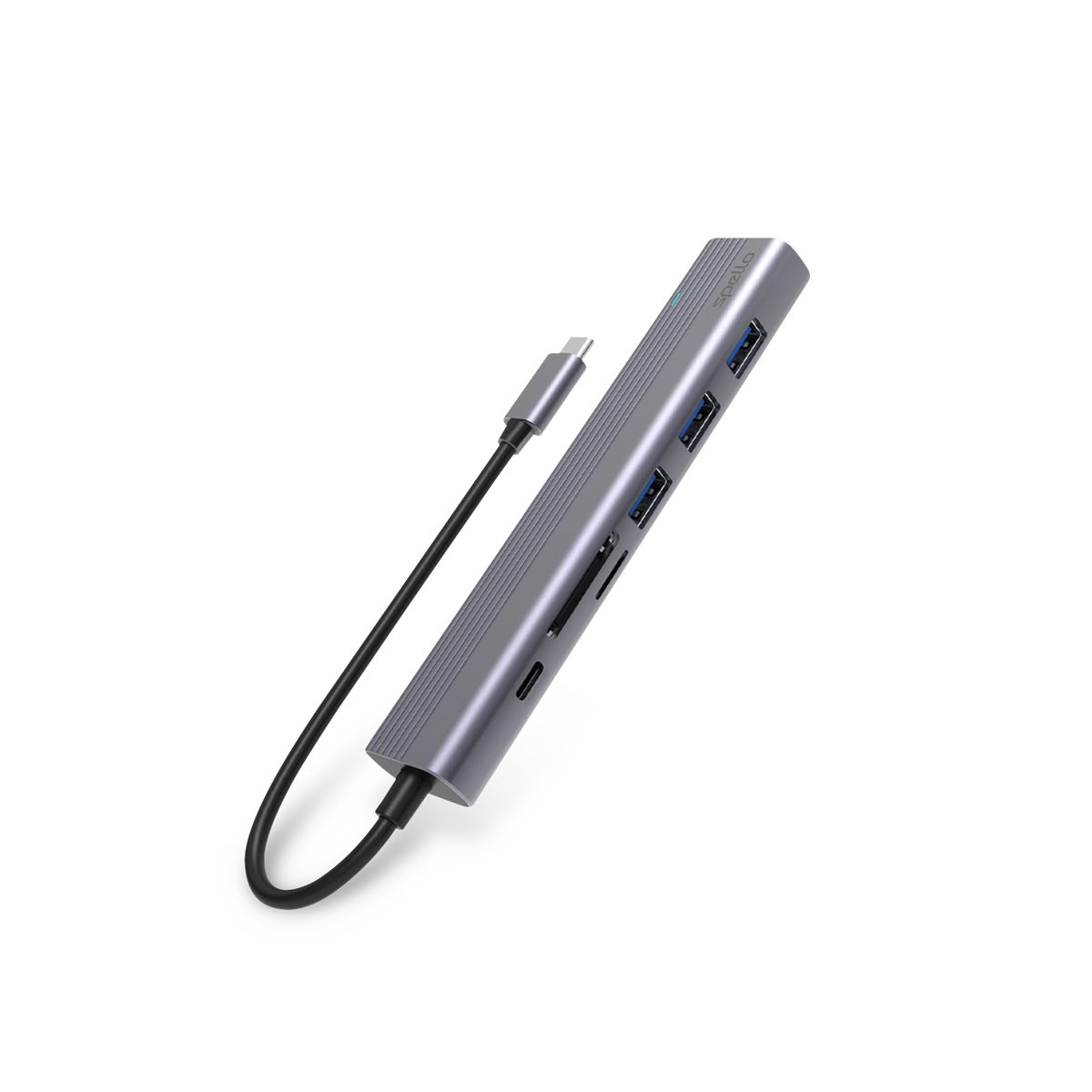Spello USB-C Hub Slim 7IN1 - vesmírne šedá