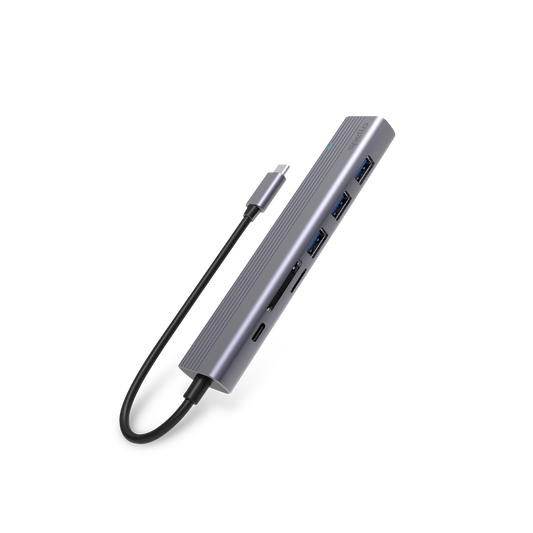 Spello USB-C Hub Slim 7IN1 - vesmírne šedá