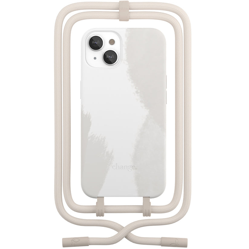 Woodcessories Change Case iPhone 13 Tie Dye - Dove White