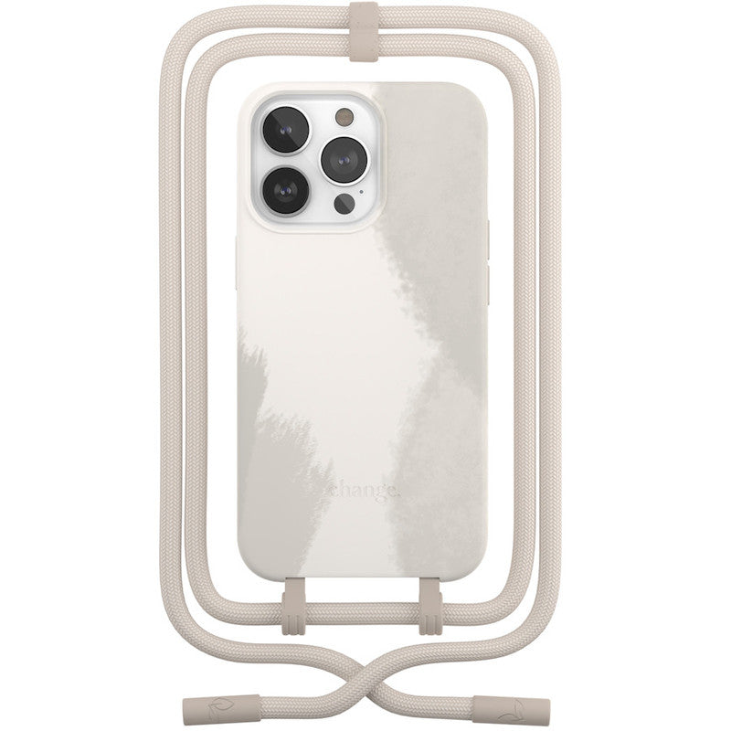Woodcessories Change Case iPhone 13 Pro Tie Dye - Dove White