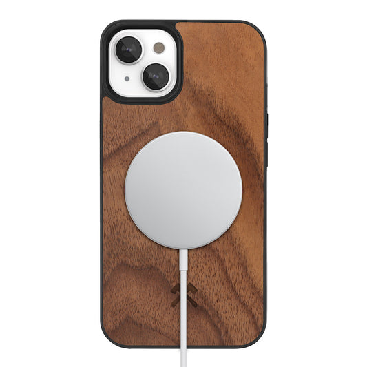 Woodcessories Bumper Case MagSafe iPhone 13 - Walnut