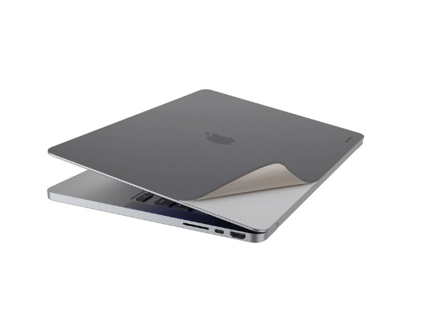 JCPAL MacGuard 2in1 MBPro13 2020, M1, M2 (Space Gray, Top+Bottom)