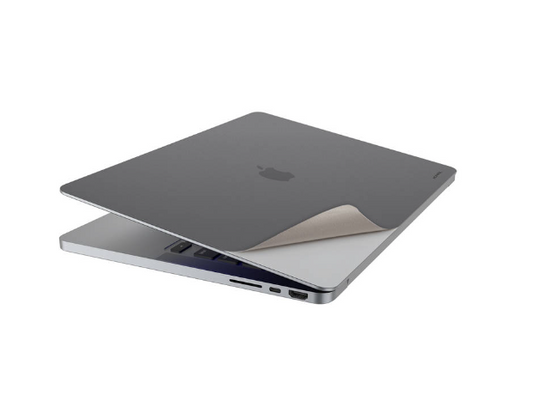 JCPAL MacGuard 2in1 MBPro13 2020, M1, M2 (Space Gray, Top+Bottom)