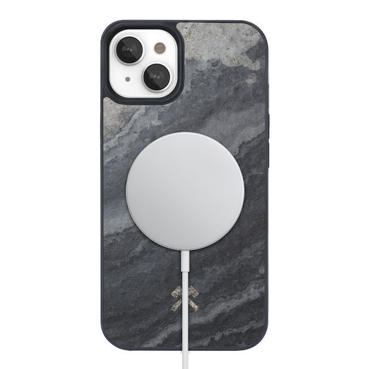 Woodcessories Bumper Case MagSafe iPhone 13 - Camo Gray