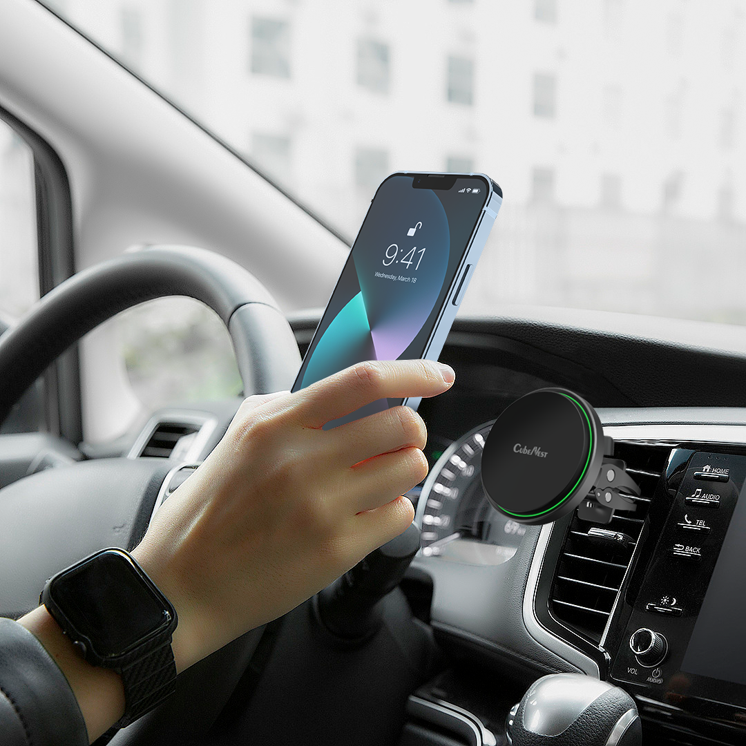 CubeNest Magnetic Wireless car charger S1C0