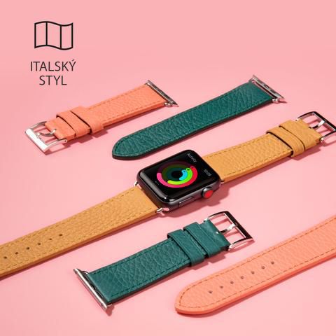 Laut Milano kožený remienok pre Apple Watch 42/44mm – ružový