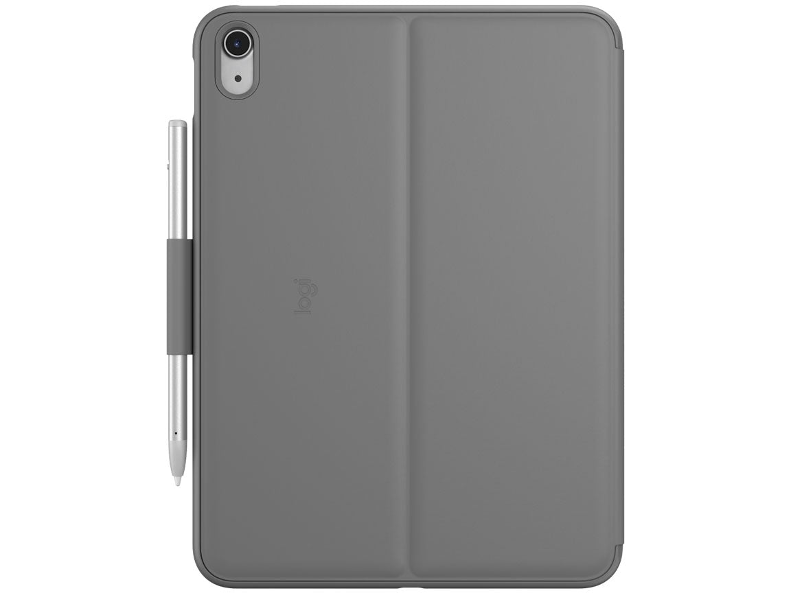 Logitech Slim Folio Keyboard Case for iPad (10th gen) - Grey - UK