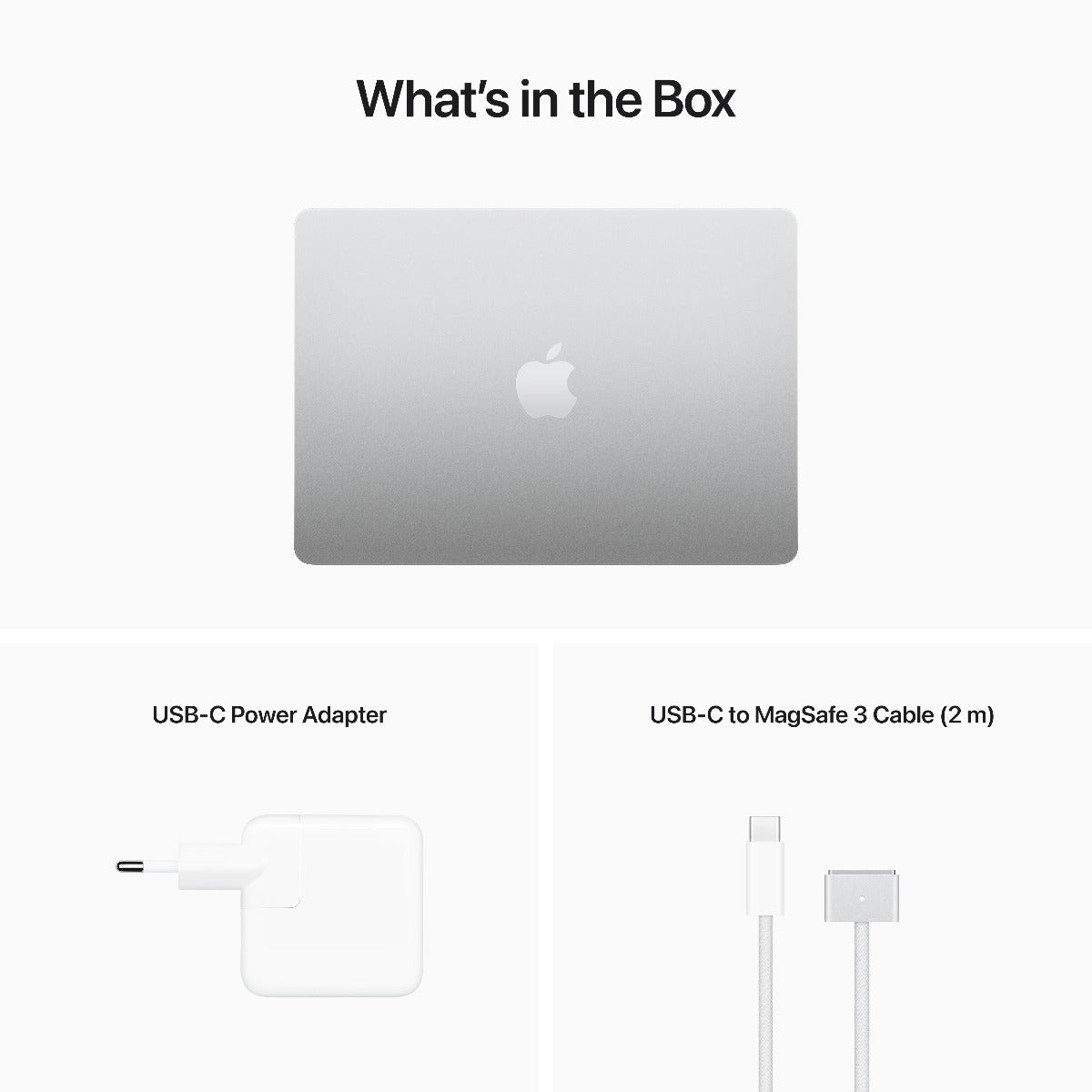 MacBook Air 13", Apple M2 8jádrové CPU, 8jádrové GPU, 8GB, 256GB SSD, CZ - stříbrný