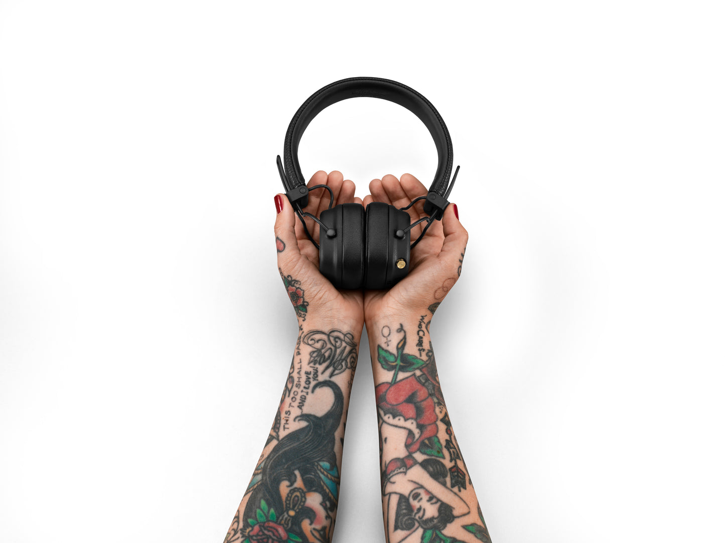 Marshall Major IV - Bluetooth Čierne slúchadlá