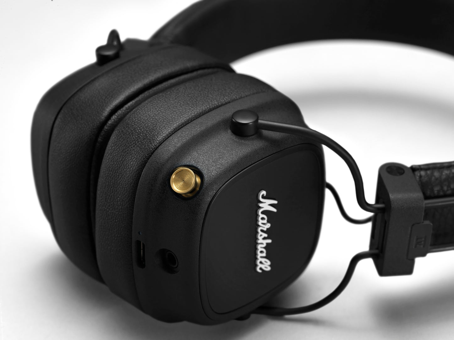 Marshall Major IV - Bluetooth Čierne slúchadlá