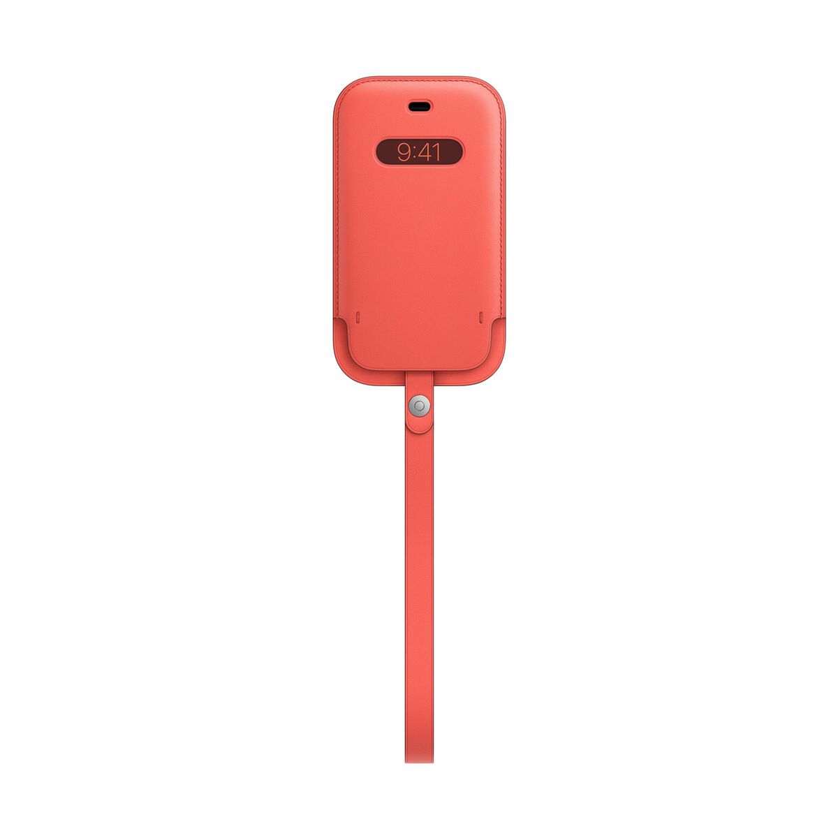 Apple iPhone 12 mini Leather Sleeve with MagSafe - Pink Citrus (Seasonal Nov 2020)