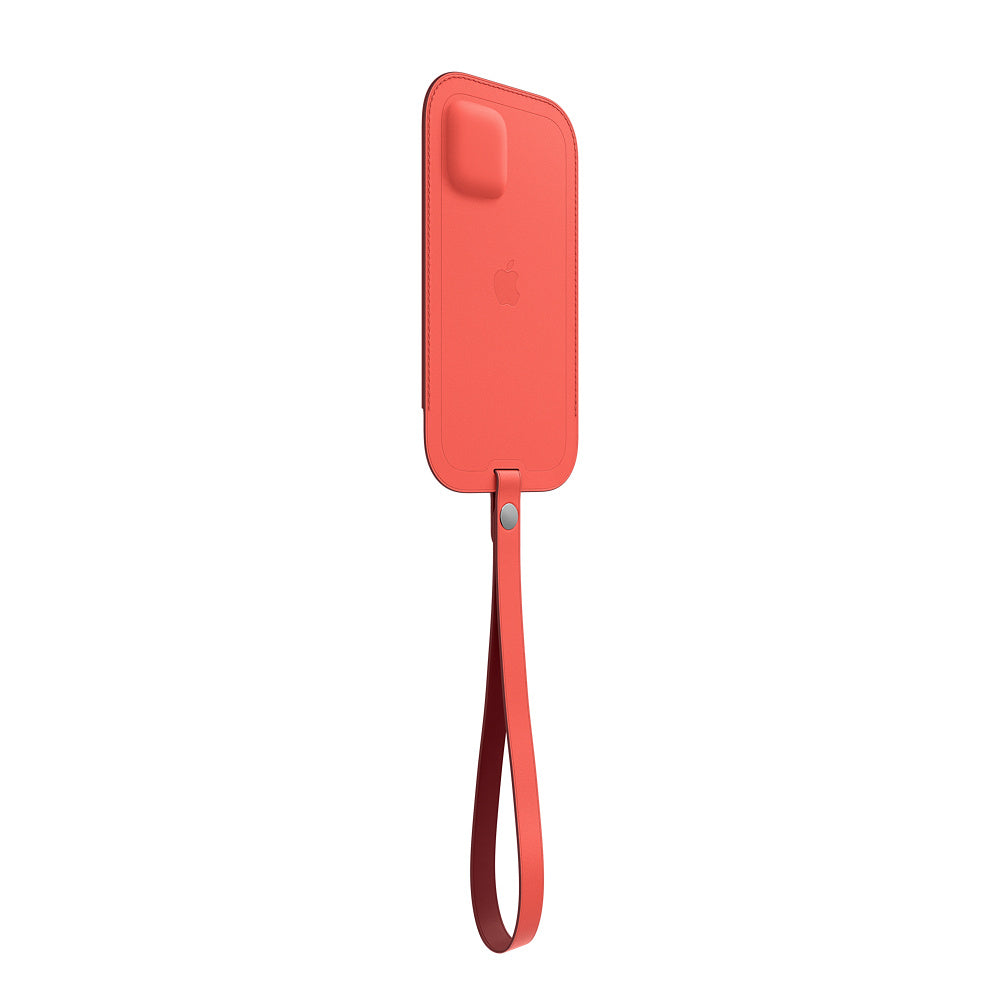 Apple iPhone 12 mini Leather Sleeve with MagSafe - Pink Citrus (Seasonal Nov 2020)