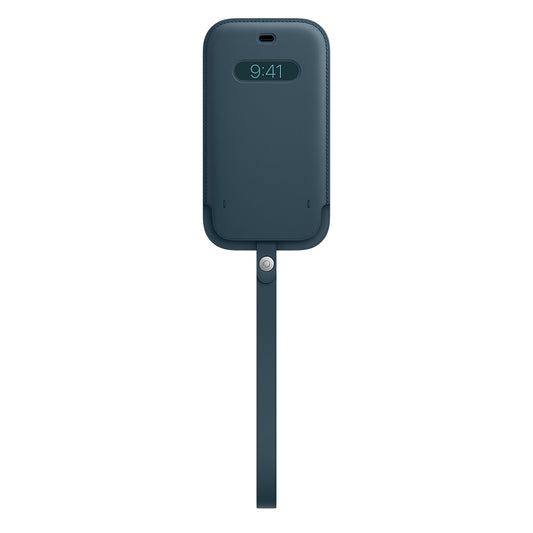 Apple iPhone 12|12 Pro Leather Sleeve with MagSafe - Baltic Blue (Seasonal Nov 2020)