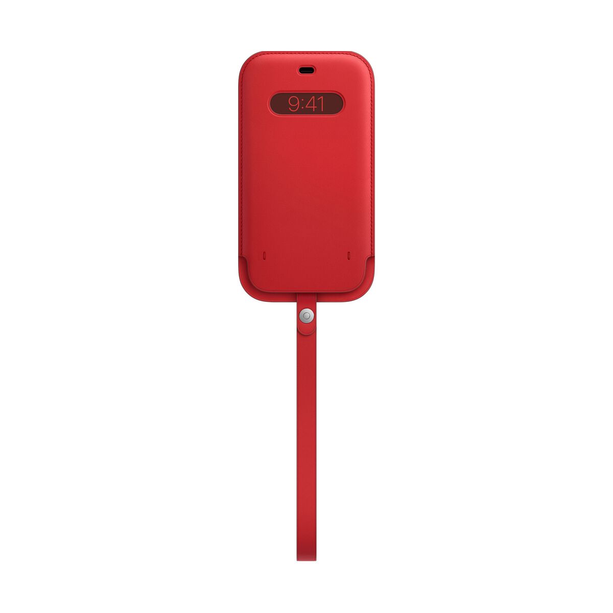 Apple iPhone 12 Pro Max Leather Sleeve with MagSafe - (PRODUCT)RED