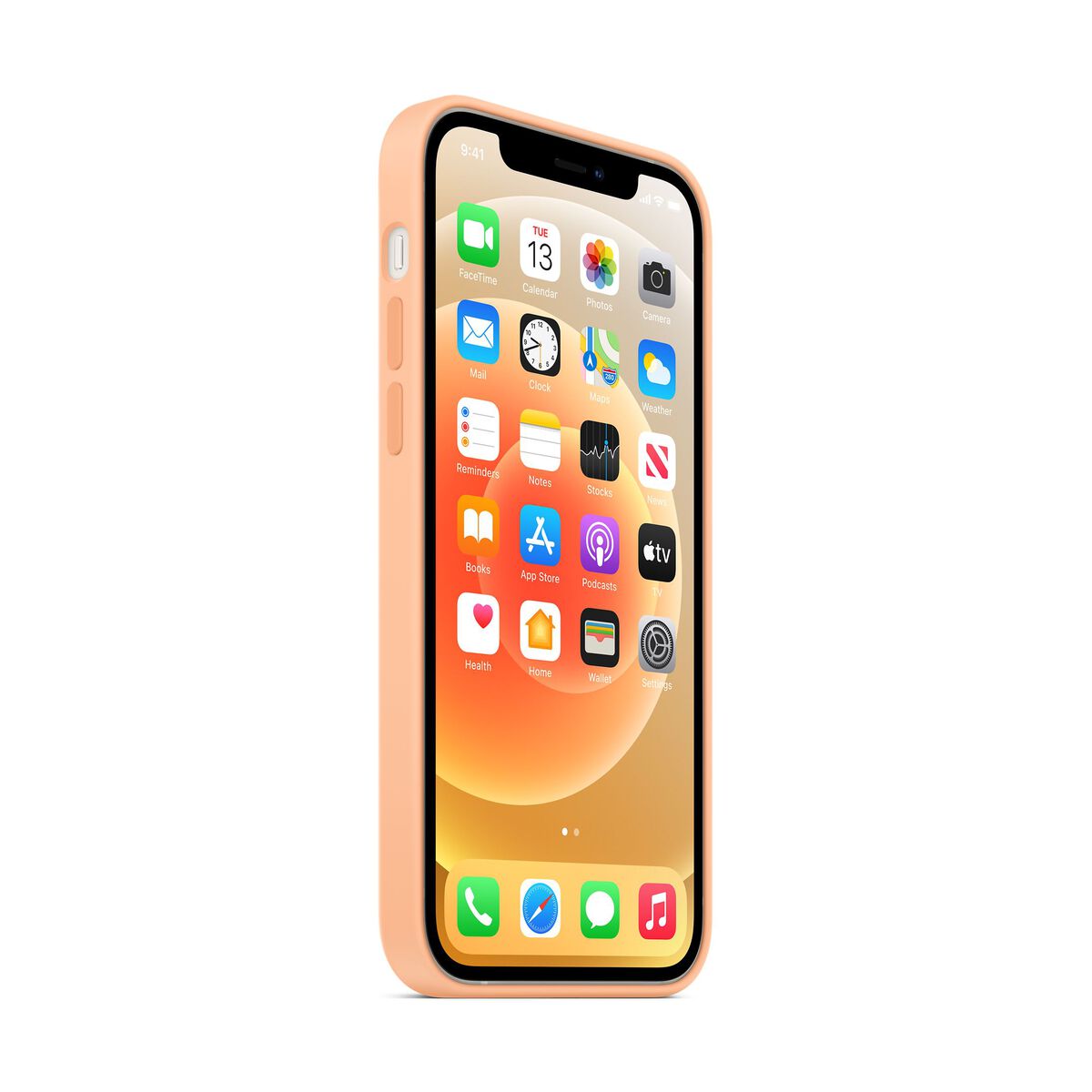 Apple iPhone 12/12 Pro Silicone Case with MagSafe - Cantaloupe (Seasonal Spring2021)