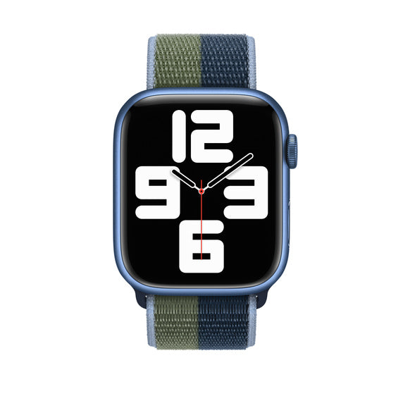 41mm Abyss Blue/Moss Green Sport Loop - Regular