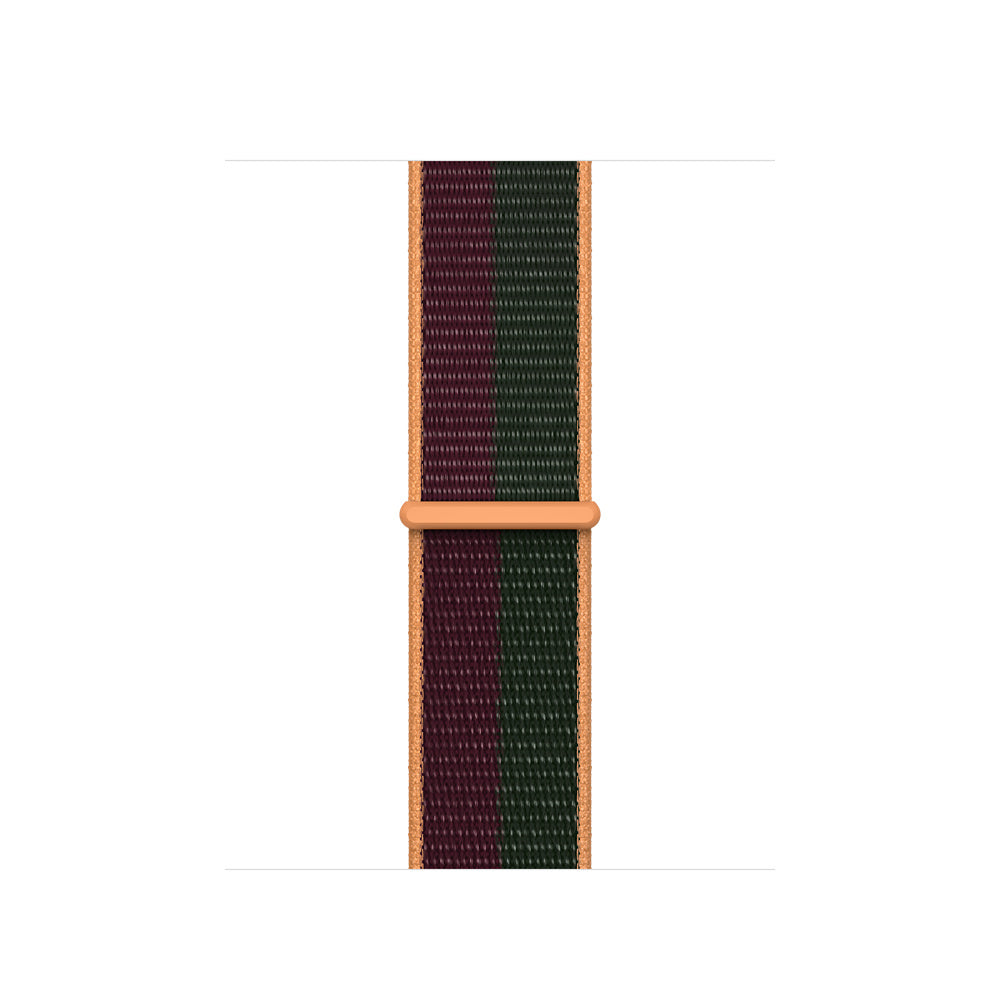 41mm Dark Cherry/Forest Green Sport Loop - Regular