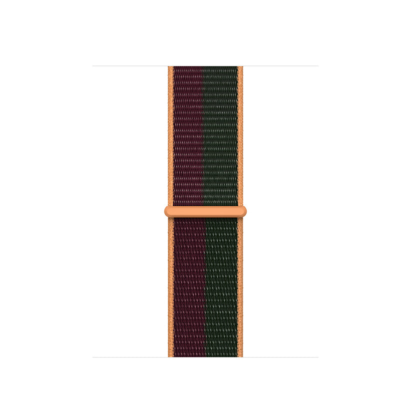 41mm Dark Cherry/Forest Green Sport Loop - Regular