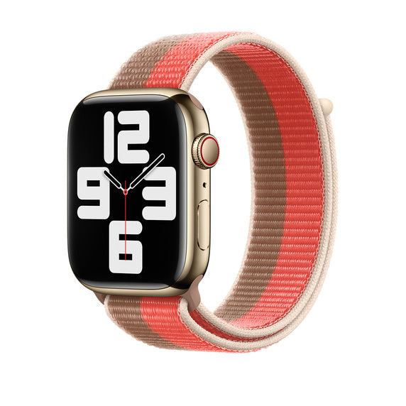 45mm Pink Pomelo/Tan Sport Loop - Regular