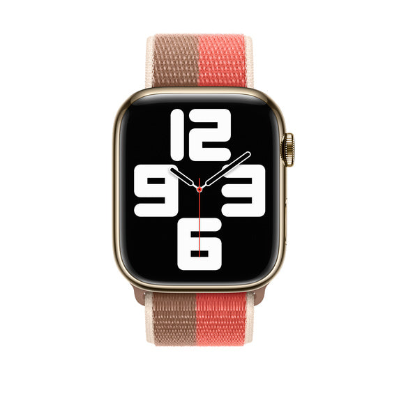 45mm Pink Pomelo/Tan Sport Loop - Regular