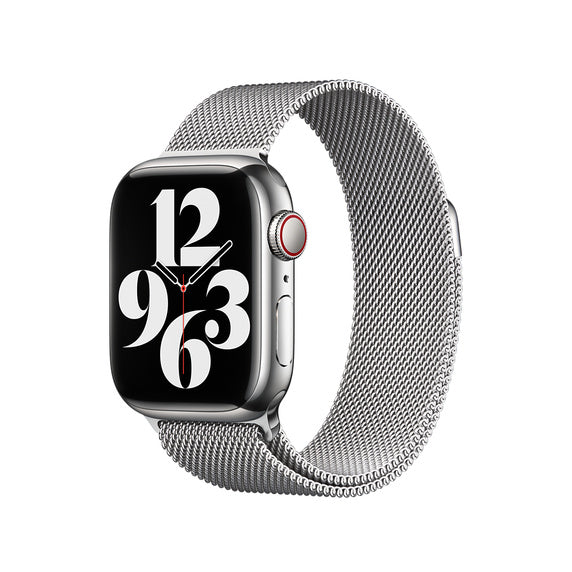 41mm Silver Milanese Loop