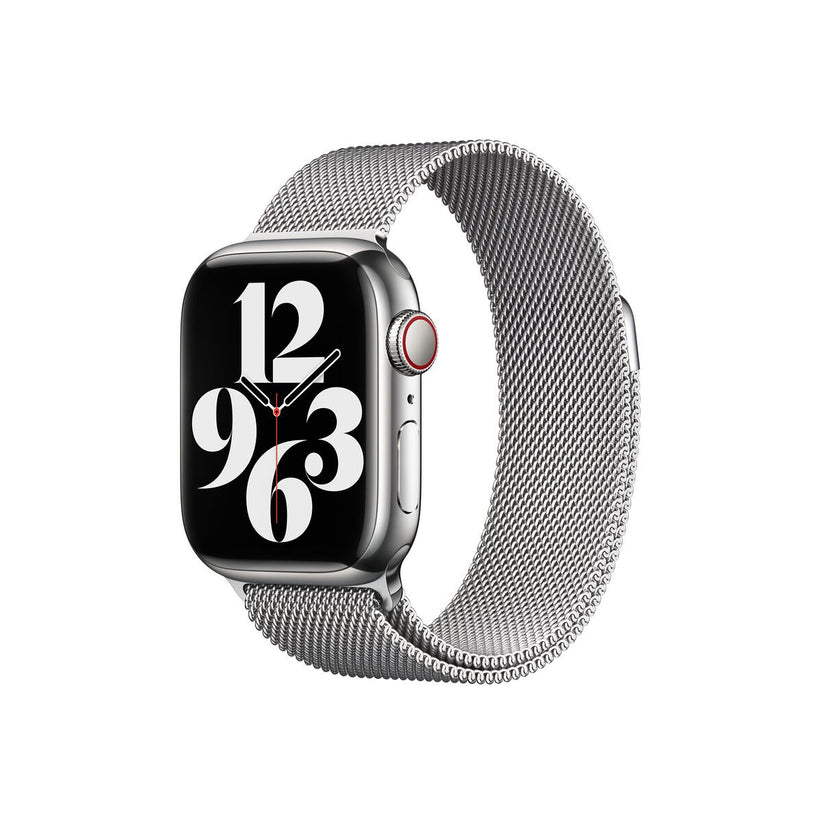 41mm Silver Milanese Loop