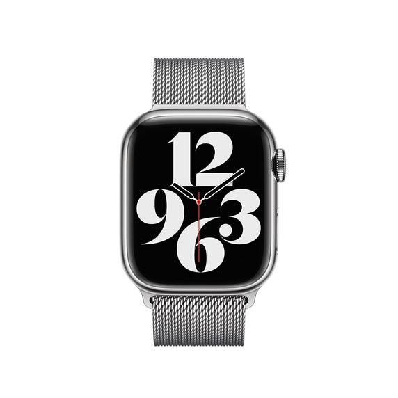 41mm Silver Milanese Loop