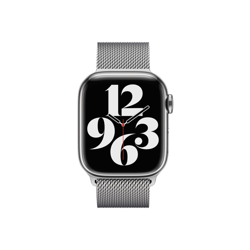 41mm Silver Milanese Loop