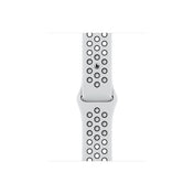 41mm Pure Platinum/Black Nike Sport Band - Regular
