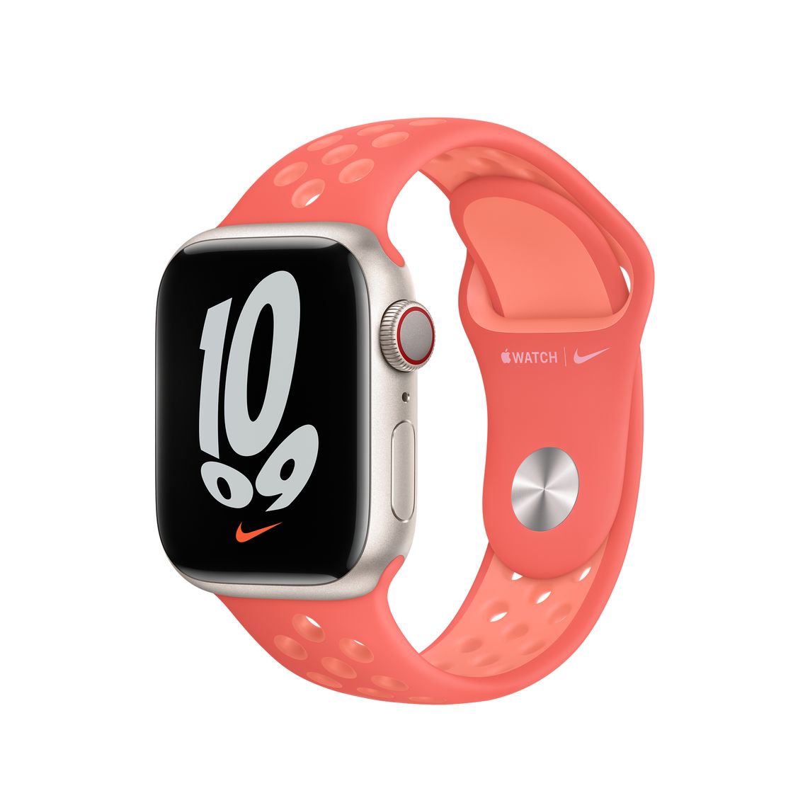 41mm Magic Ember/Crimson Bliss Nike Sport Band - Regular