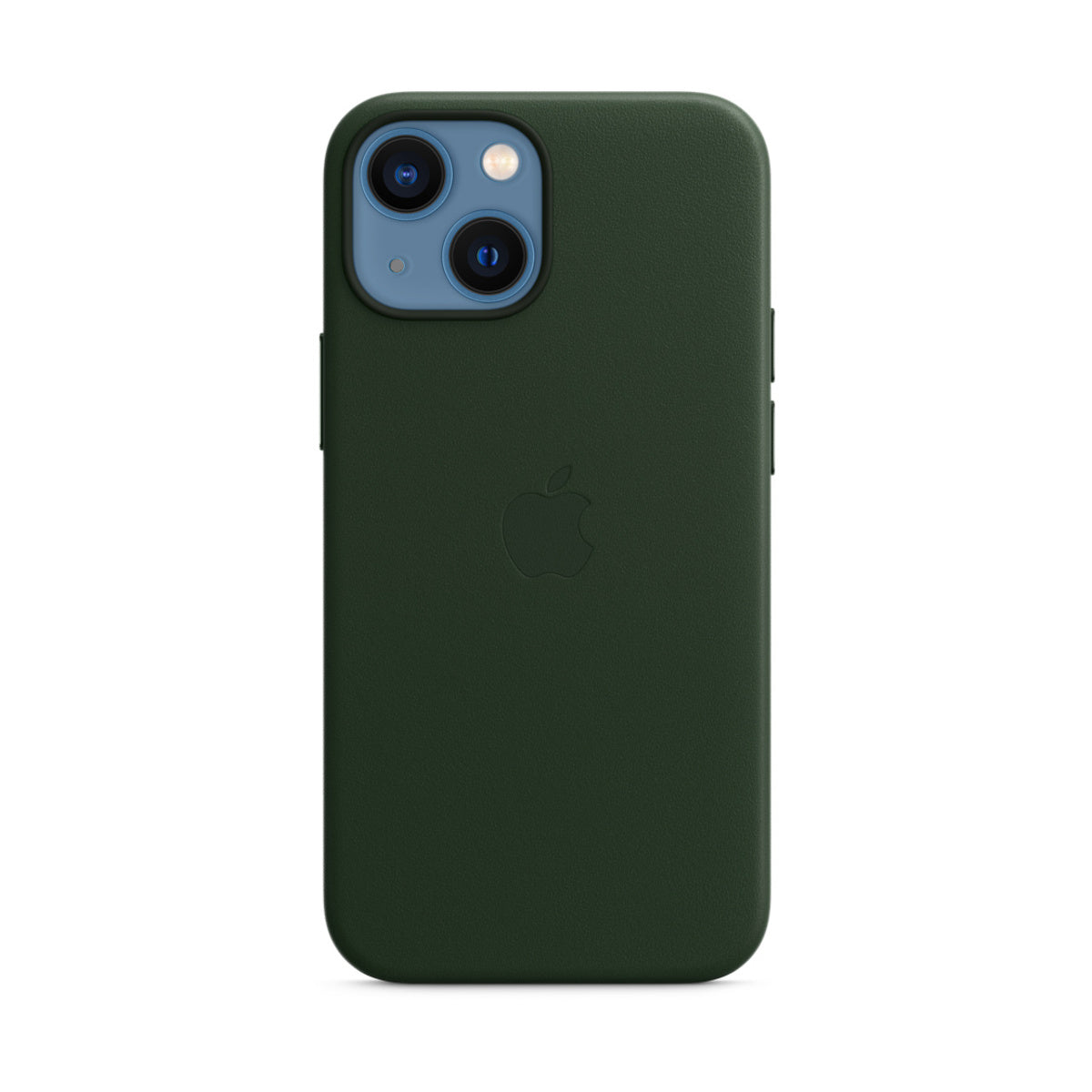iPhone 13 mini Leather Case with MagSafe - Sequoia Green