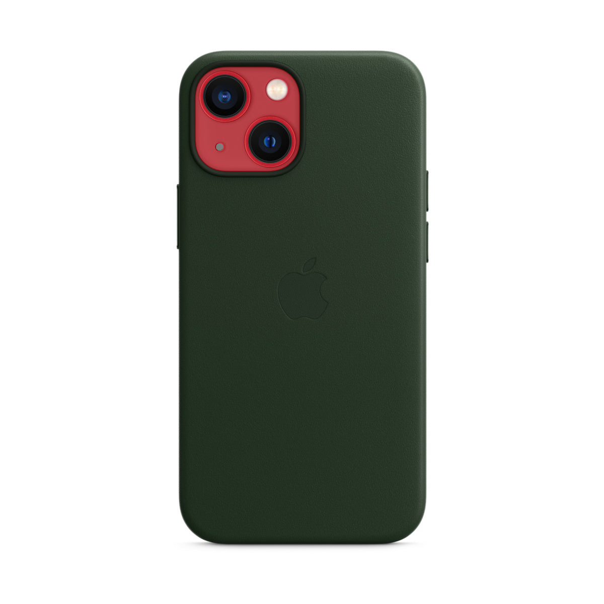 iPhone 13 mini Leather Case with MagSafe - Sequoia Green