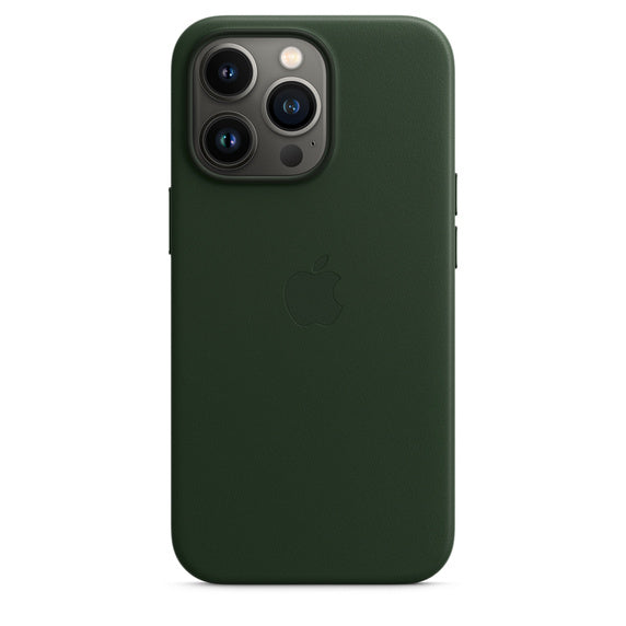 iPhone 13 Pro Leather Case with MagSafe - Sequoia Green