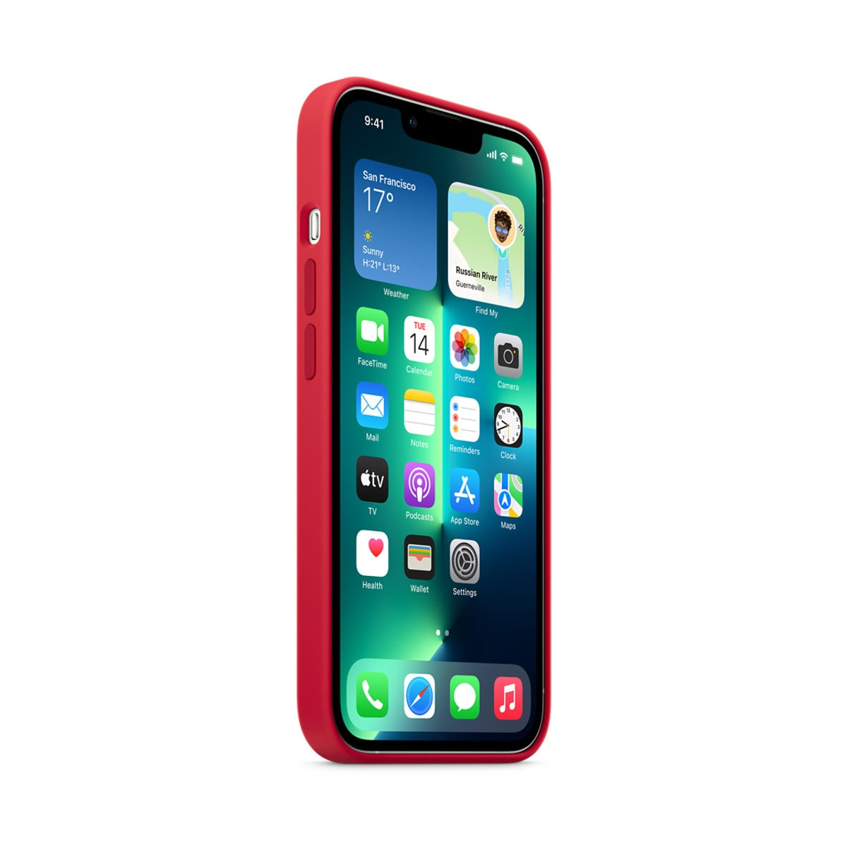 iPhone 13 Pro Silicone Case with MagSafe - (PRODUCT)RED