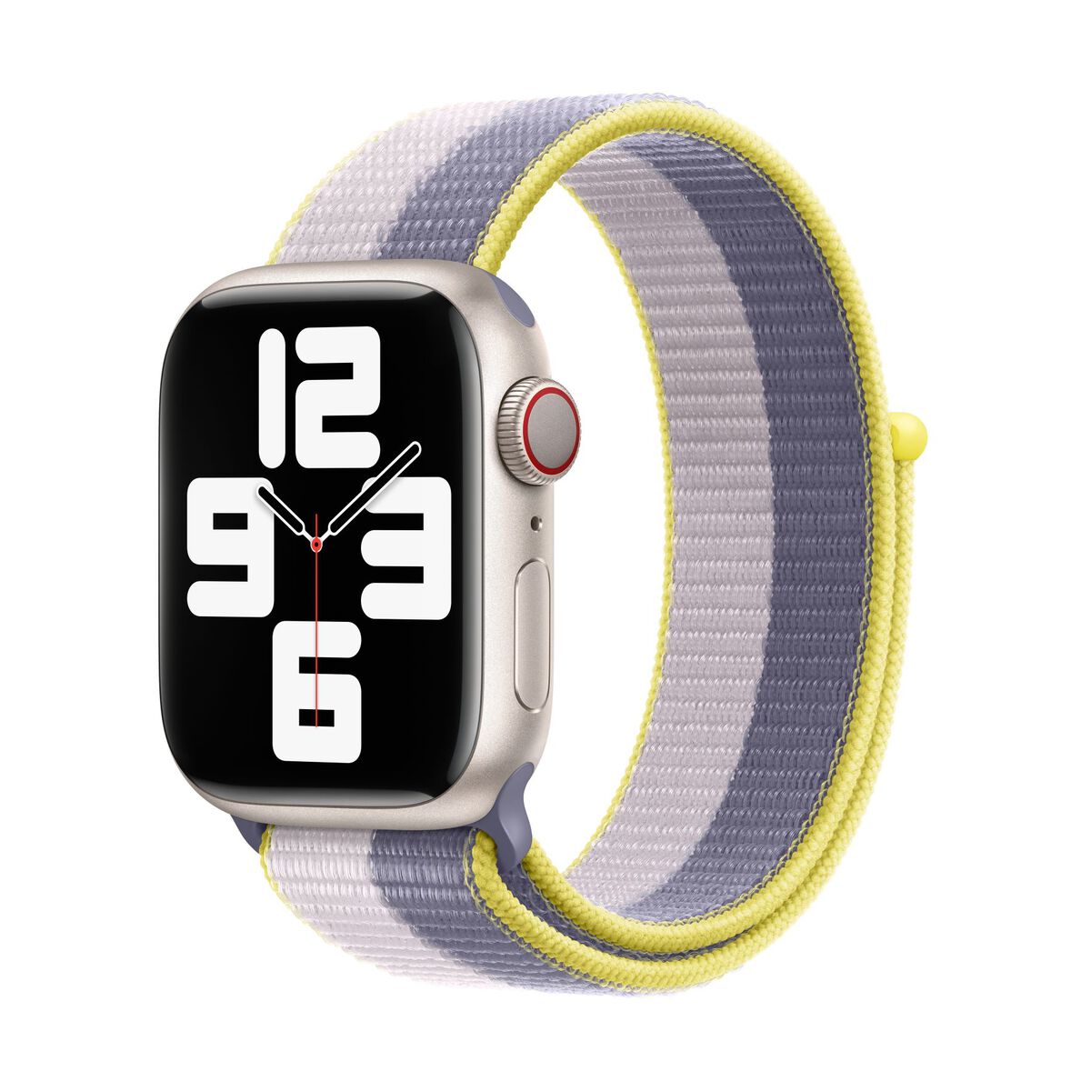 Apple Watch 45mm Band: Lavender Gray/Light Lilac Sport Loop (Seasonal Spring 2022)