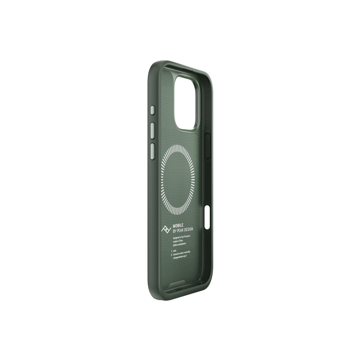 Kryt pre iPhone 16 Pro Max Peak Design Mobile Everyday Fabric Case - šalviovo zelený