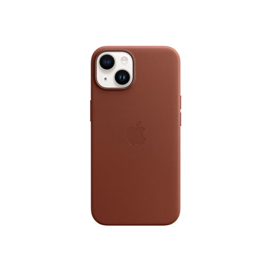 Apple iPhone 14 Leather Case s MagSafe - Umber