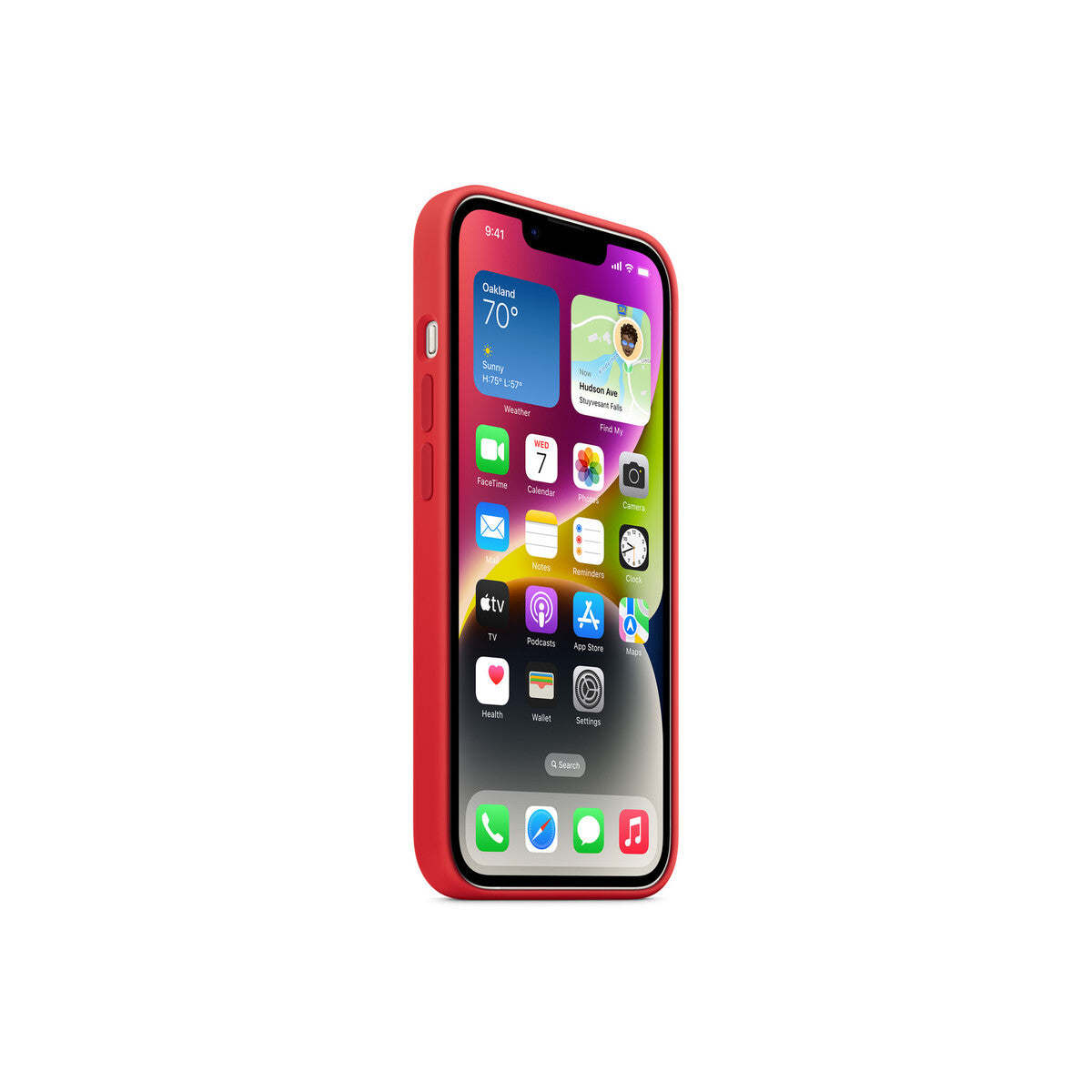 Apple iPhone 14 Silicone Case s MagSafe - (PRODUCT)RED
