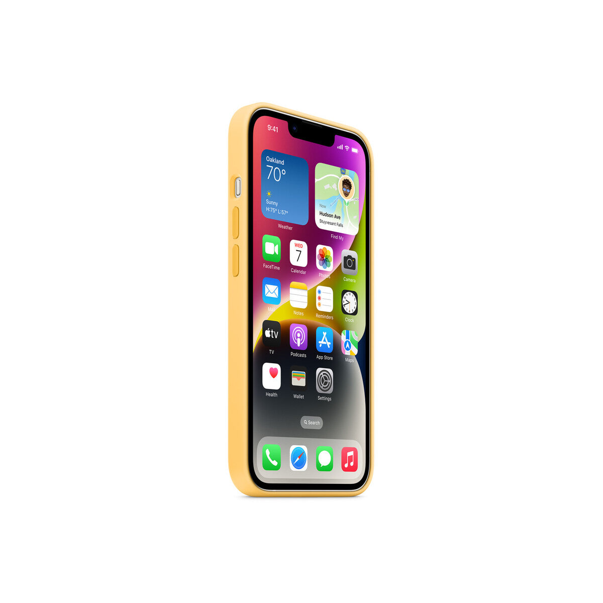 Apple iPhone 14 Silicone Case s MagSafe - Sunglow