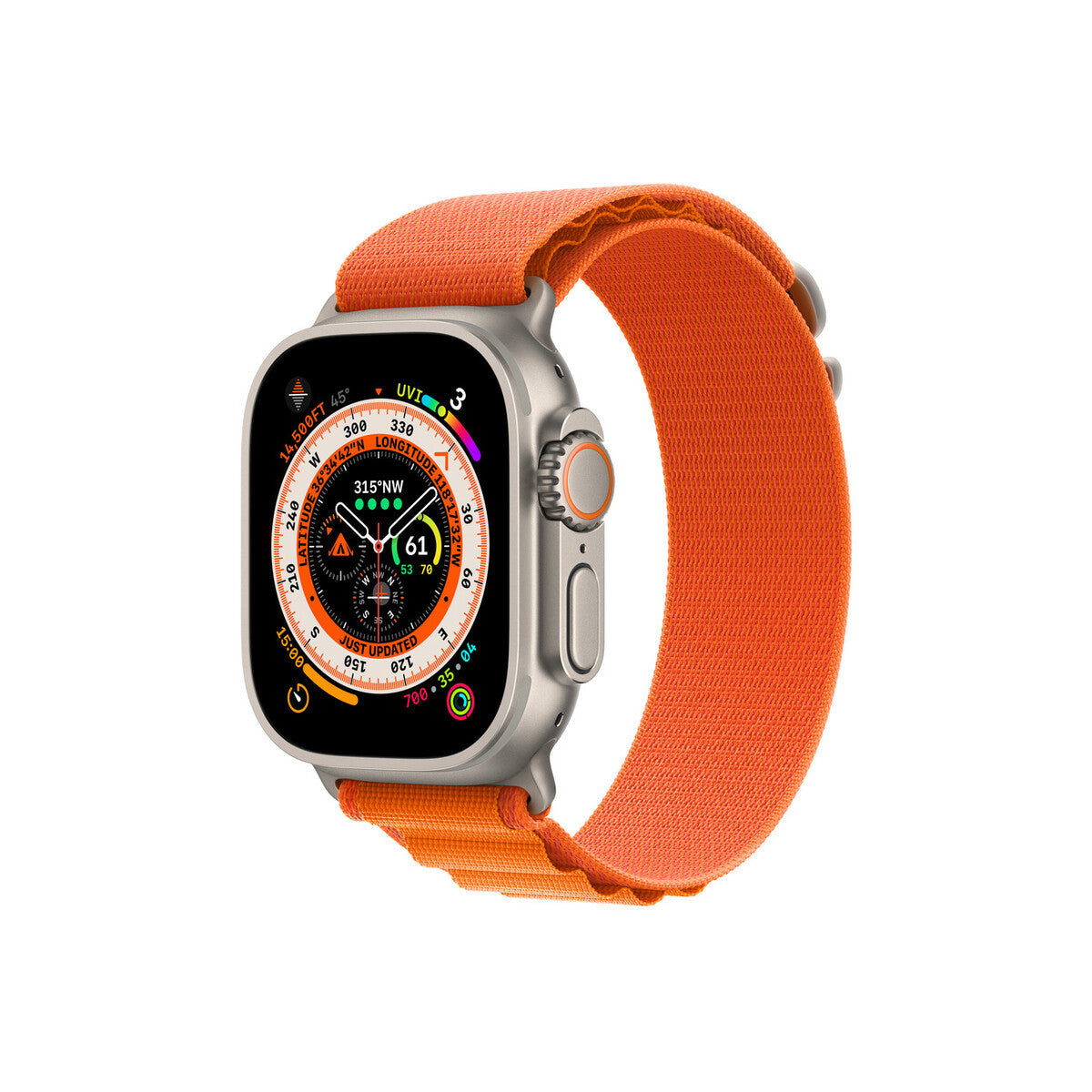 Apple 49mm Orange Alpine Loop - Small