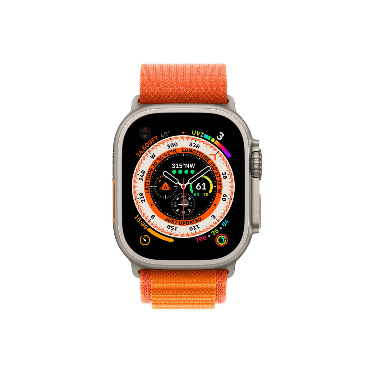Apple 49mm Orange Alpine Loop - Small
