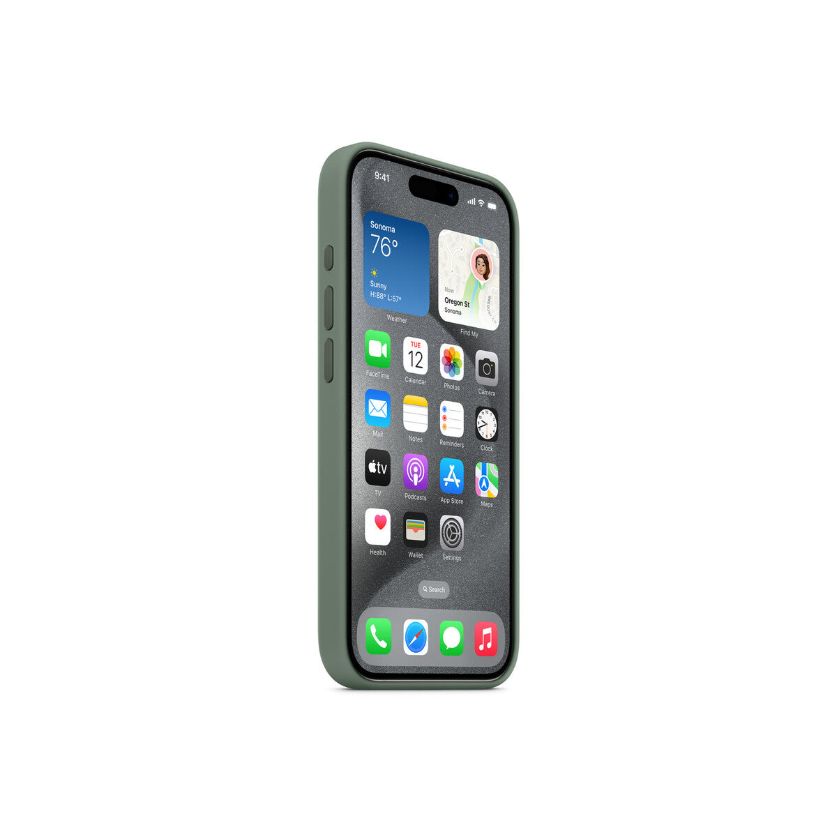 iPhone 15 Pro Silicone Case with MagSafe - Cypress