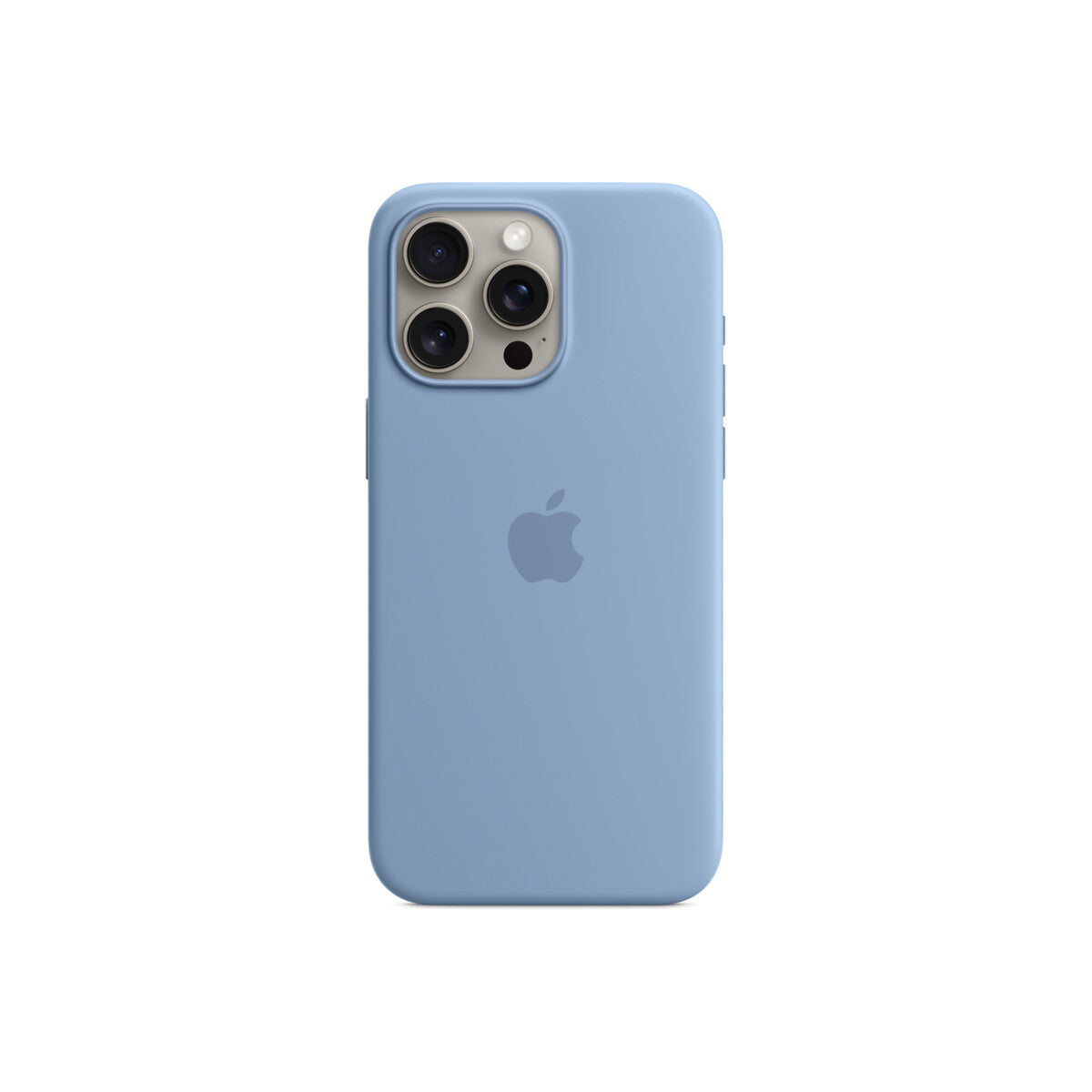 iPhone 15 Pro Max Silicone Case with MagSafe - Winter Blue
