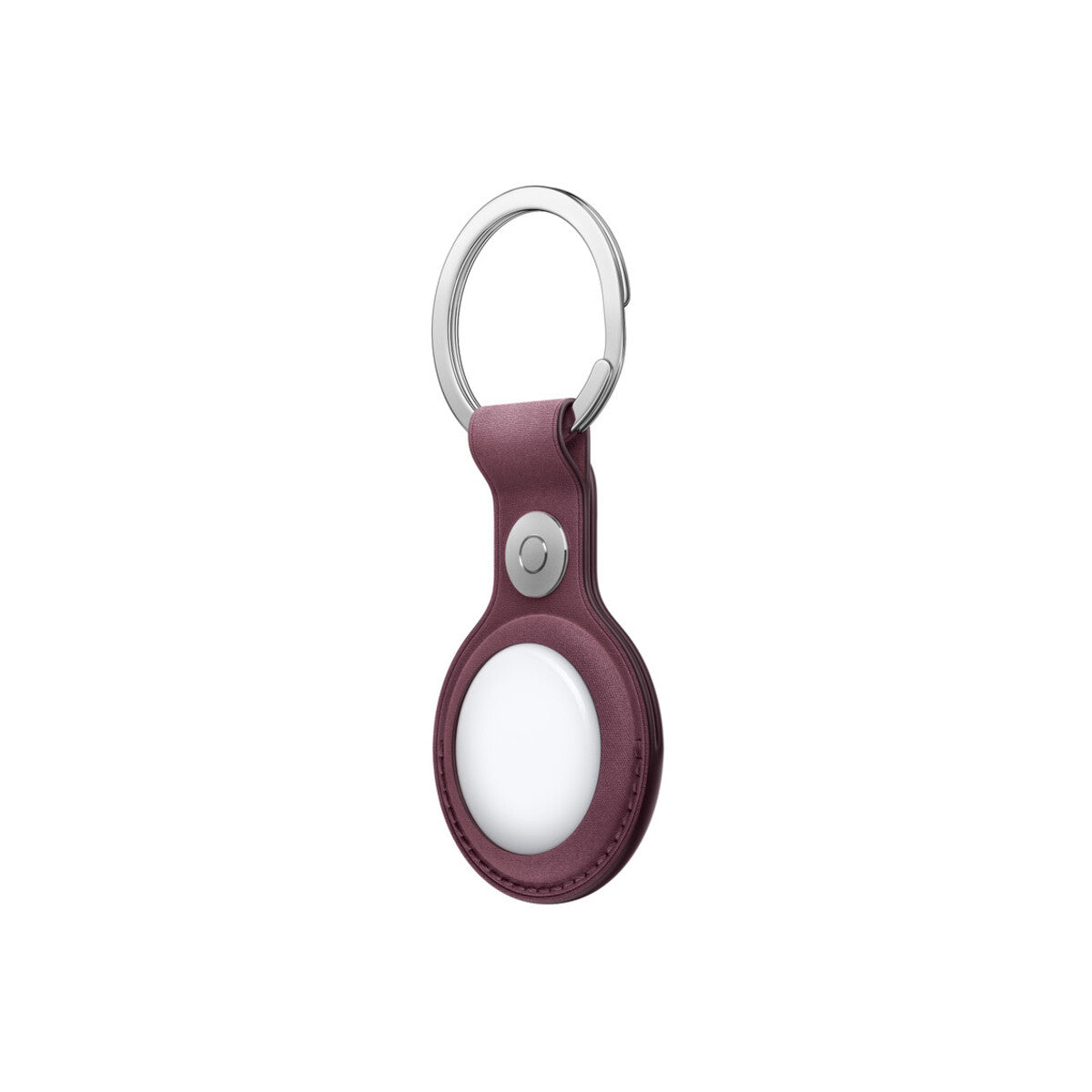 AirTag FineWoven Key Ring - Mulberry