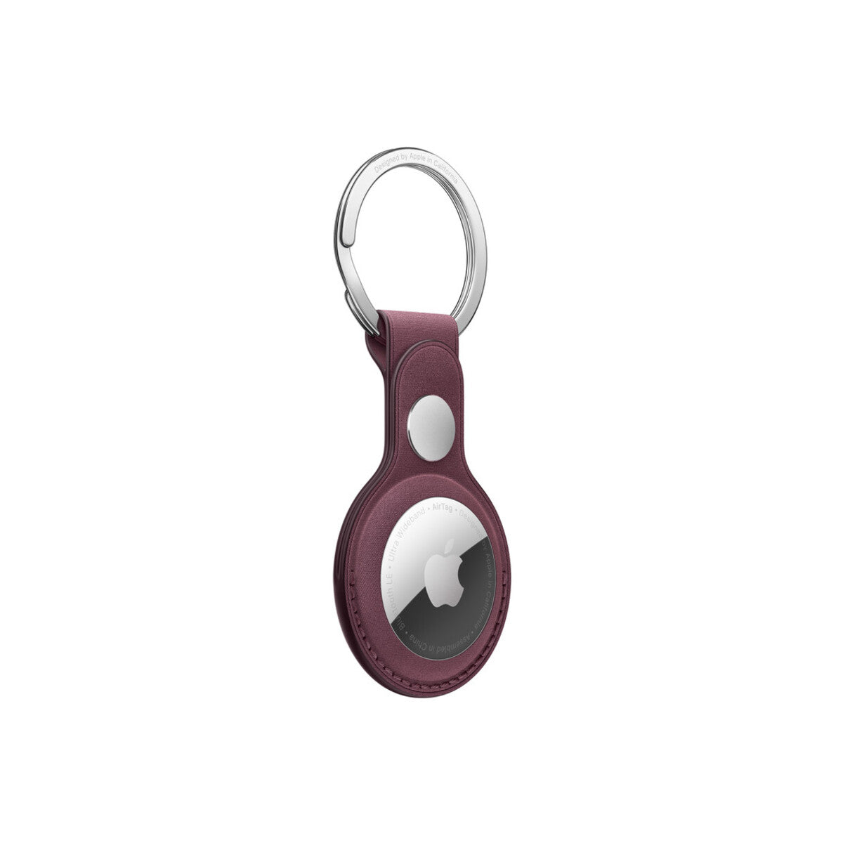 AirTag FineWoven Key Ring - Mulberry