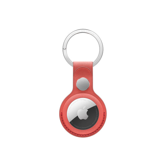 AirTag FineWoven Key Ring - Coral
